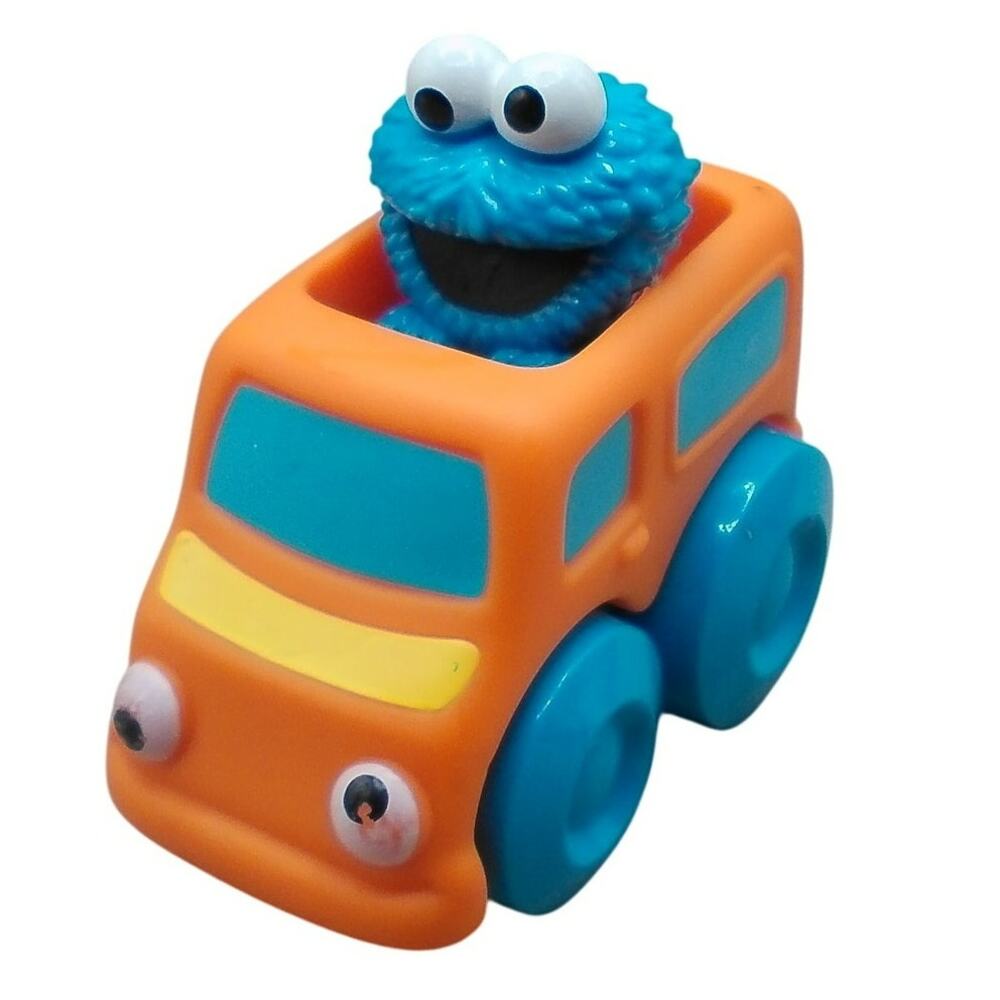 Hasbro Sesame Street Cookie Monster Orange Van Racer 2011